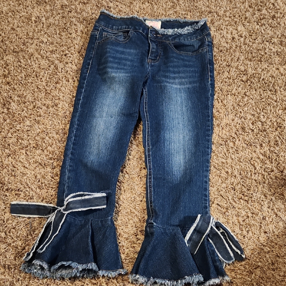 GB Girls Bell Bottom Jeans